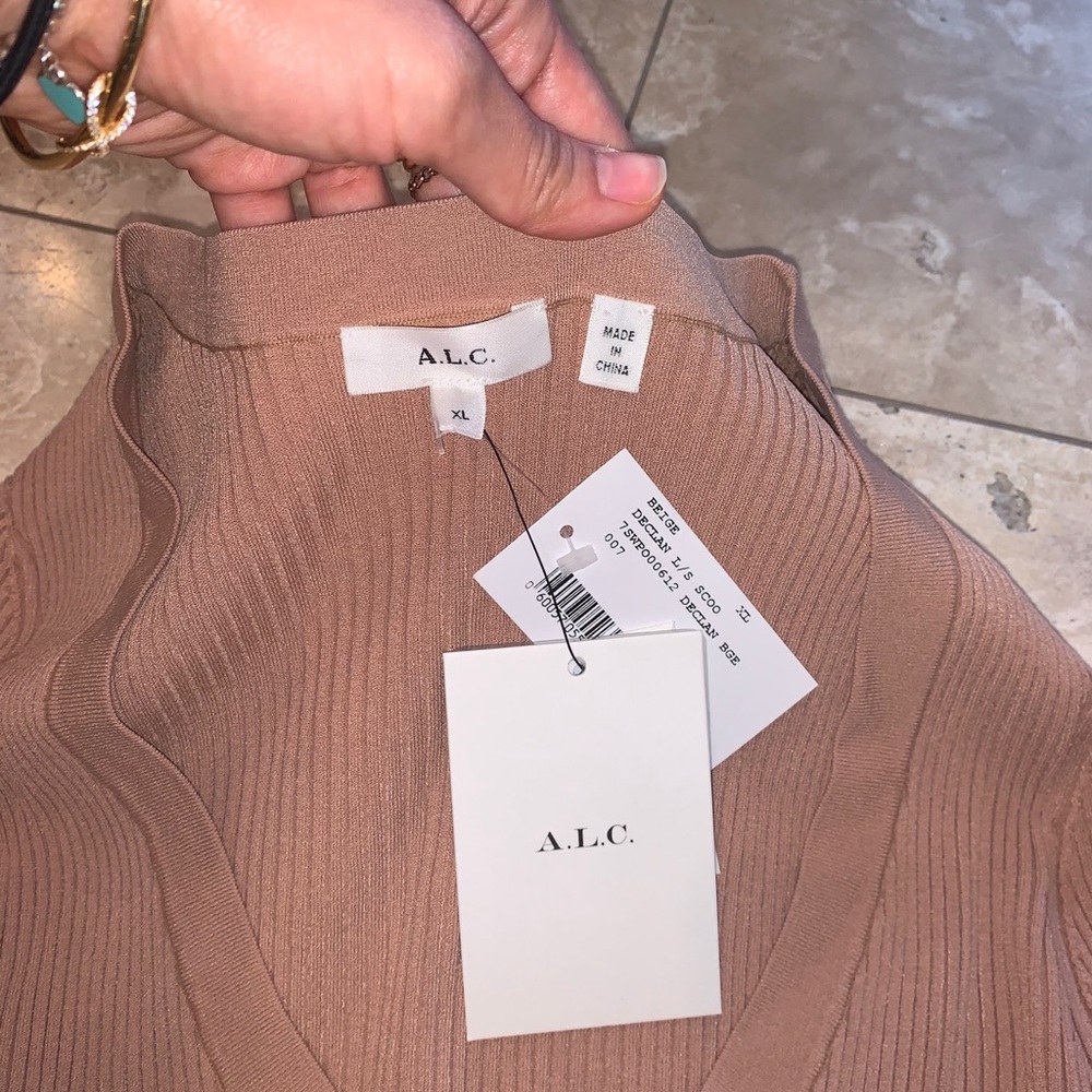 A.L.C Declan Ribbed Top - Picture 4 of 9